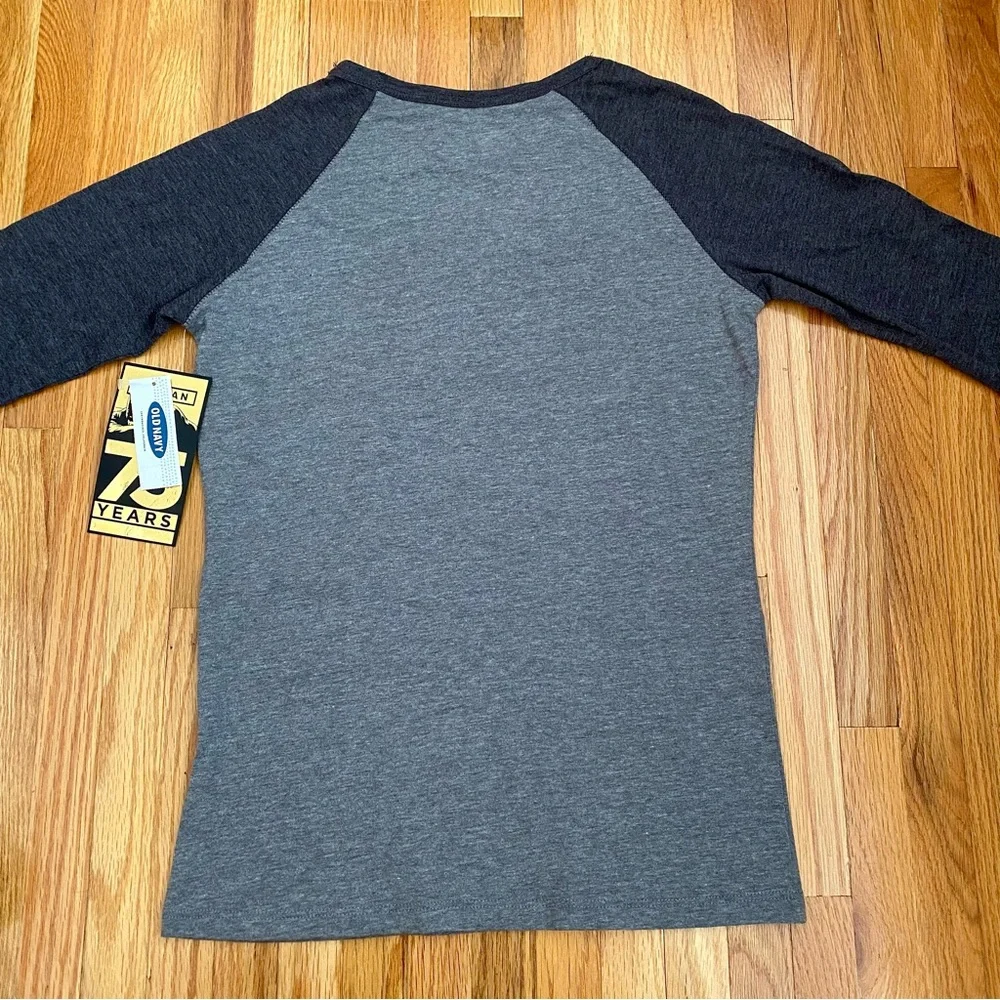 Old Navy Collectabilitees Batman 75th Anniversary Girls 3/4 Sleeve Shirt Size L